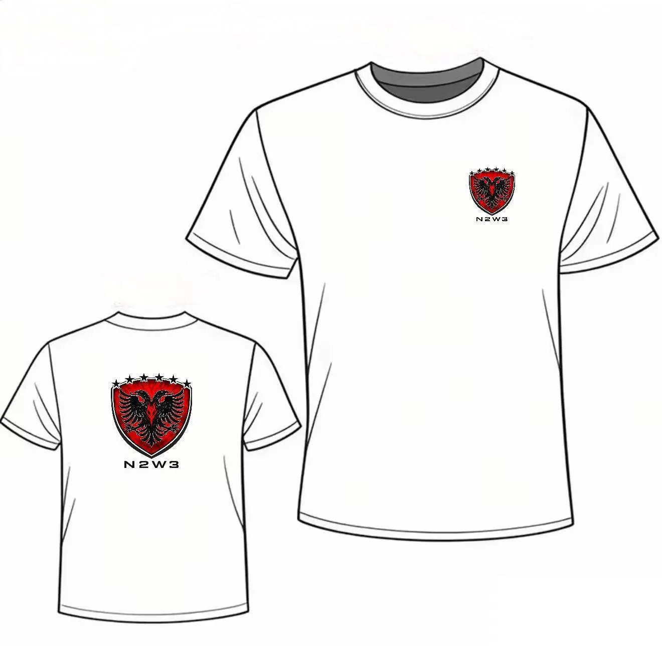 T-shirt de compression personnalisé N2W3 N2W3 Clothing