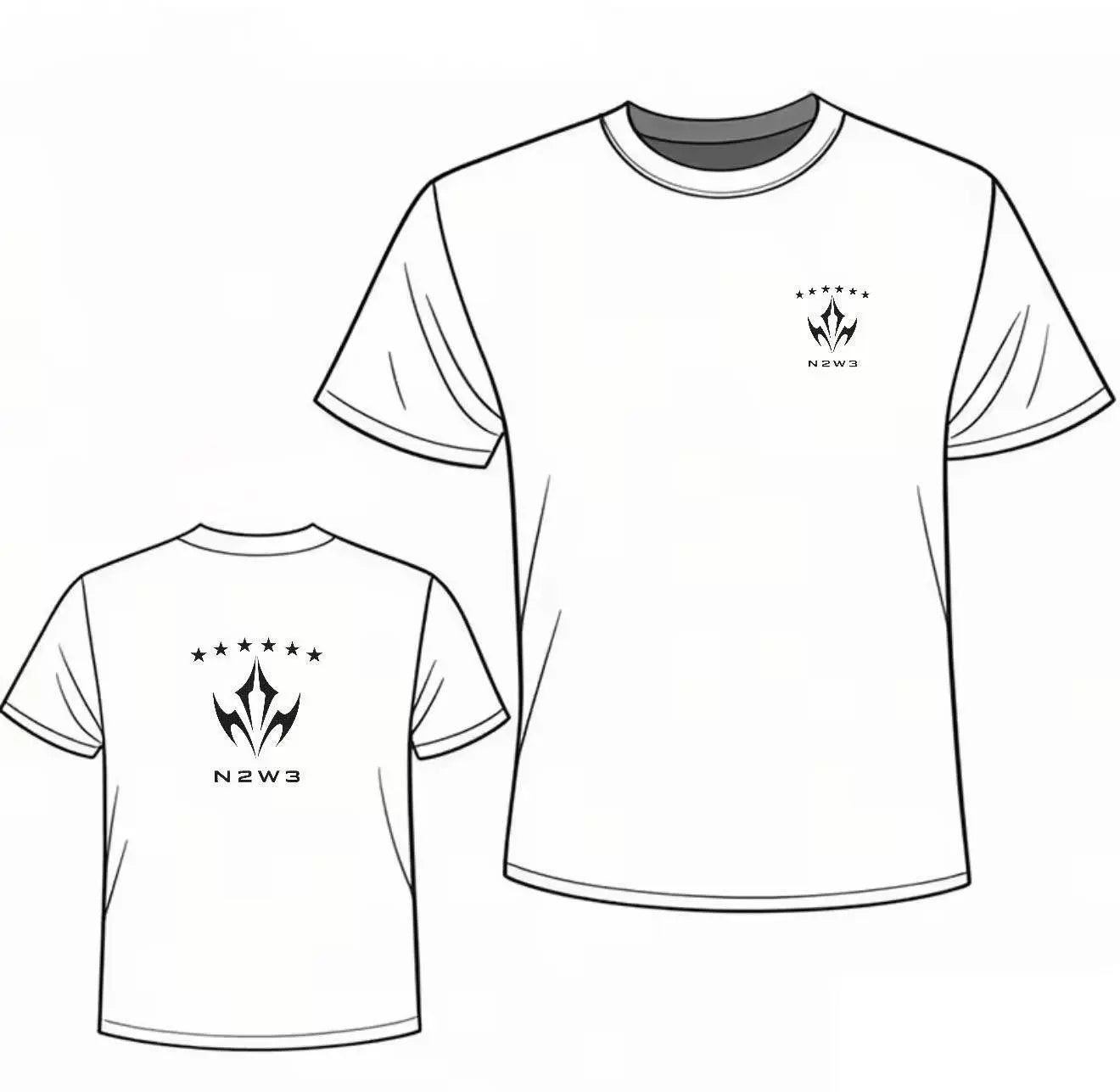 T-shirt de compression personnalisé N2W3 N2W3 Clothing